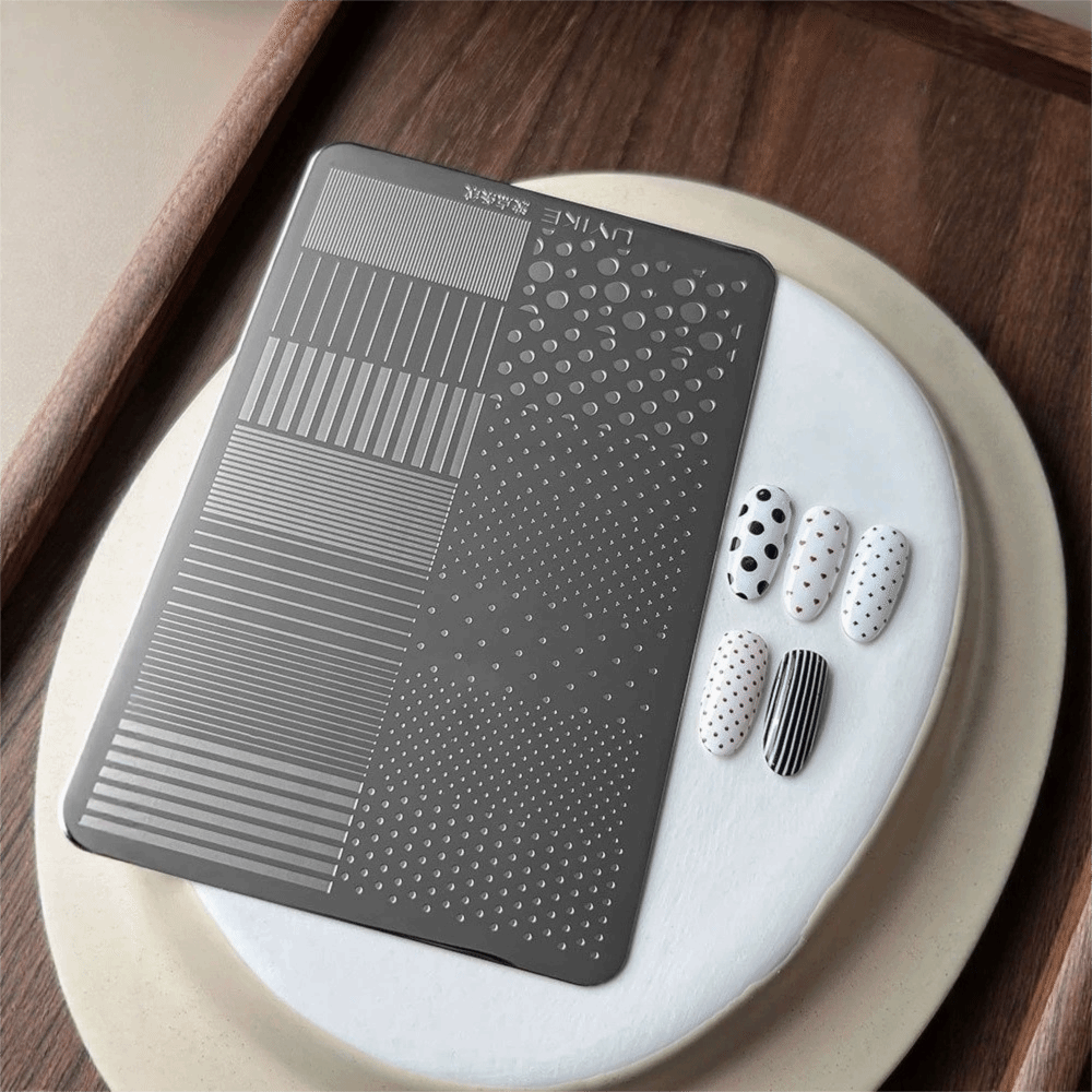 3D Printing Templates Free - Płytki do stemplowania paznokci z wzorami