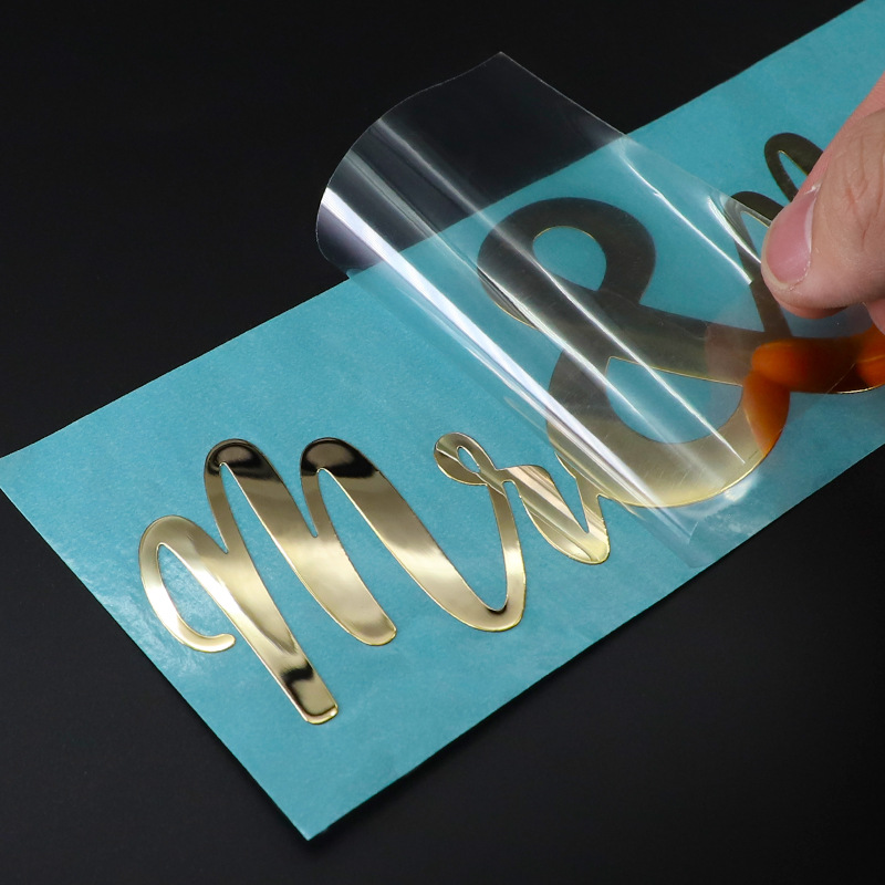 3D Printing Glass - Własne Logo nadruk Metal 3D złote