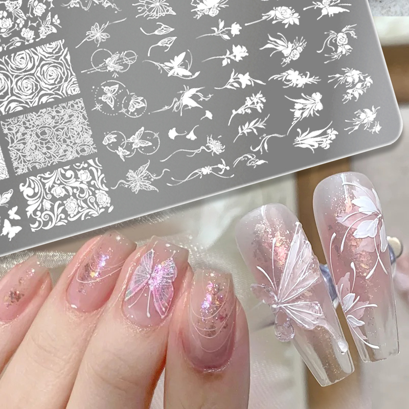 3D Printing Templates Free - BORN PRETTY Płyta do stemplowania paznokci