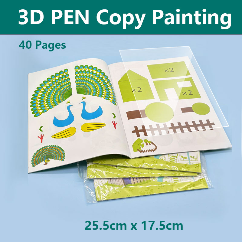 3D Printing Templates Free - Książka do rysowania długopisem 3D z