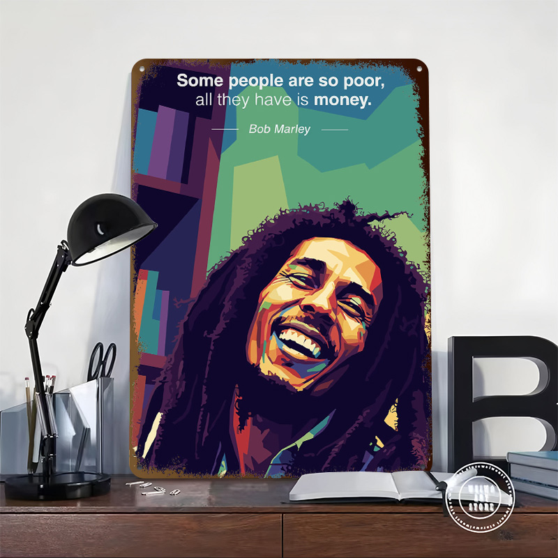 Cytat Boba Marleya Pop Art Tek – 3D Printing Quotes recenzja i cena