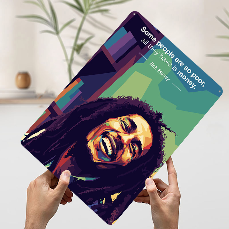 Cytat Boba Marleya Pop Art Tek – 3D Printing Quotes recenzja i cena