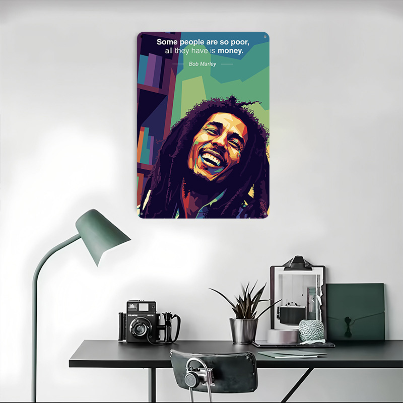 Cytat Boba Marleya Pop Art Tek – 3D Printing Quotes recenzja i cena
