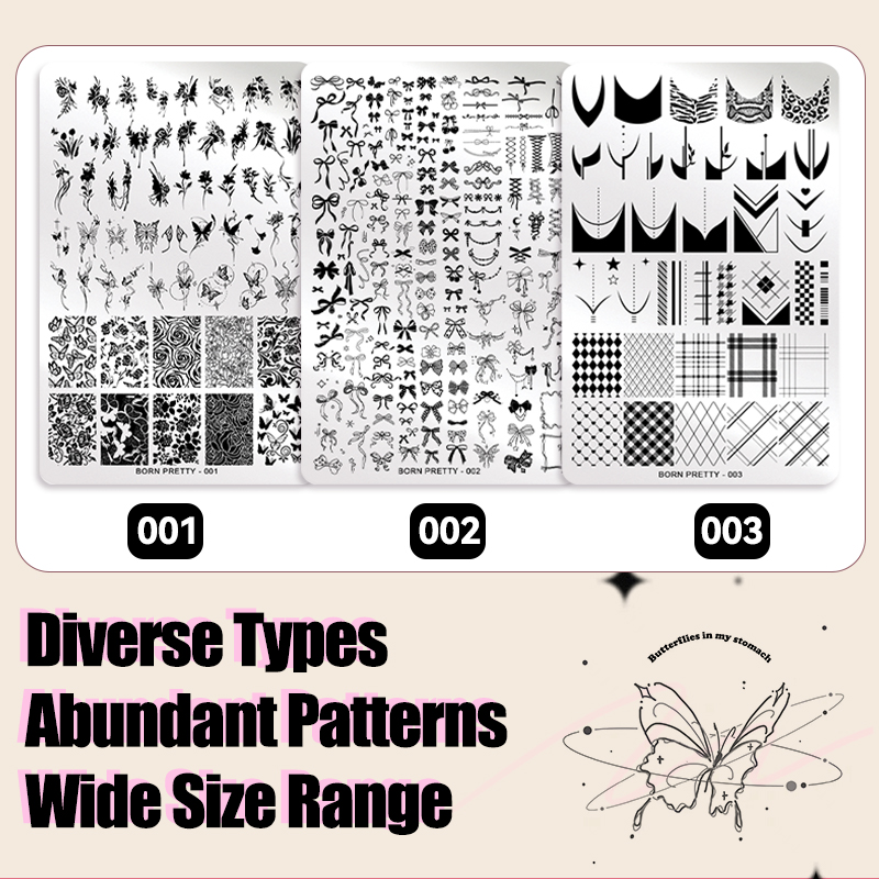 BORN PRETTY Płyta do stemplowa – 3D Printing Templates Free recenzja i cena