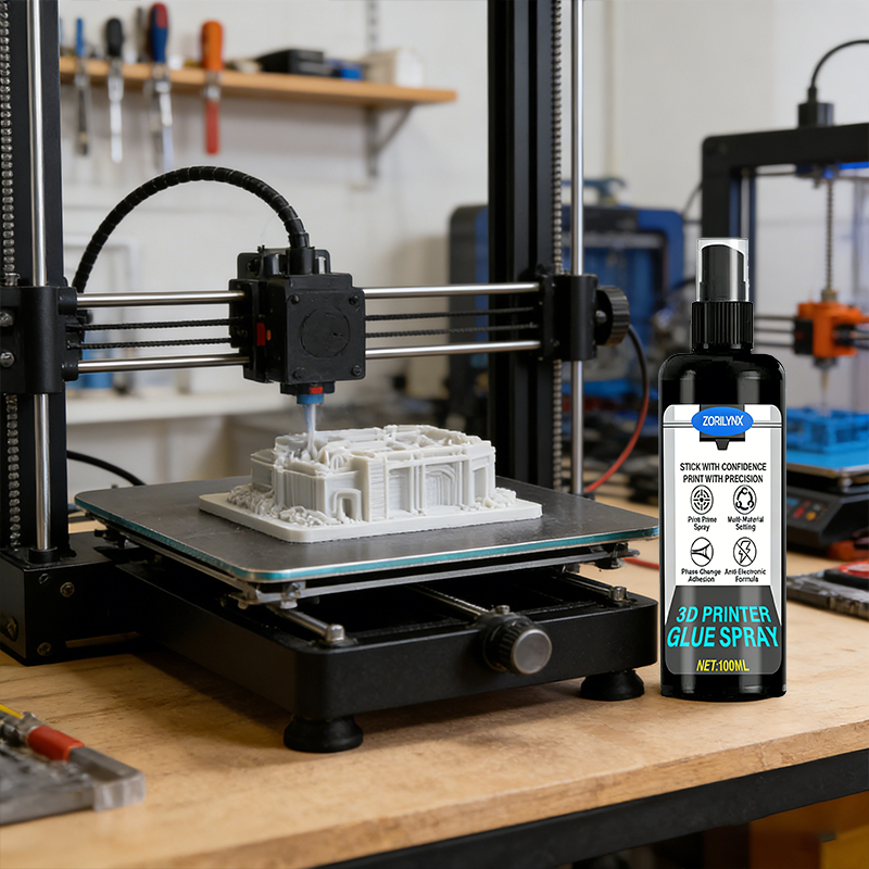 Spray do druku 3D, klej w płyn – 3D Printing Glass recenzja i cena