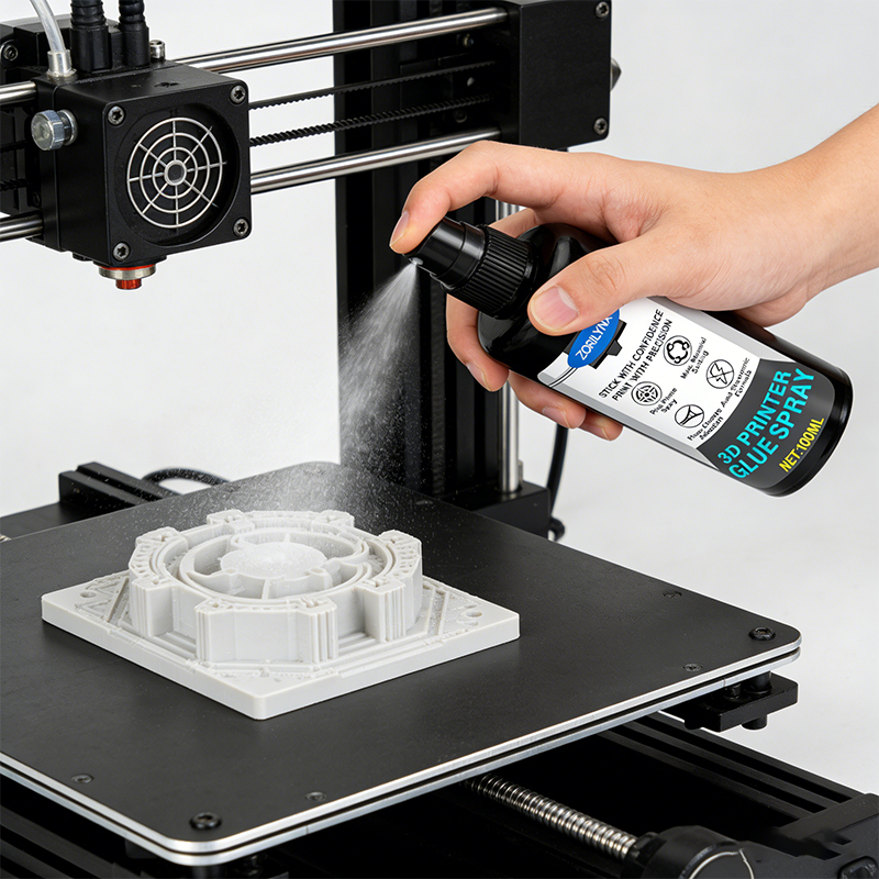 Spray do druku 3D, klej w płyn – 3D Printing Glass recenzja i cena