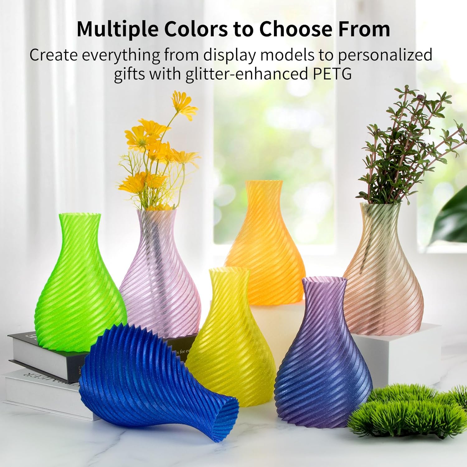 Filament PETG z brokatem 1.75m – 3D Printing Glass recenzja i cena